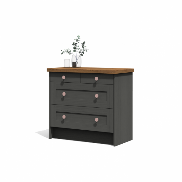 Chest of drawers with 4 drawers
